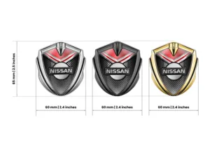 Nissan Abovedado Emblema Insignia Diseño Deportivo Alta Gama